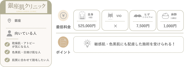 銀座肌クリニック　紹介