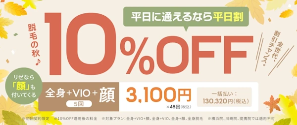 リゼクリニックキャンペーン