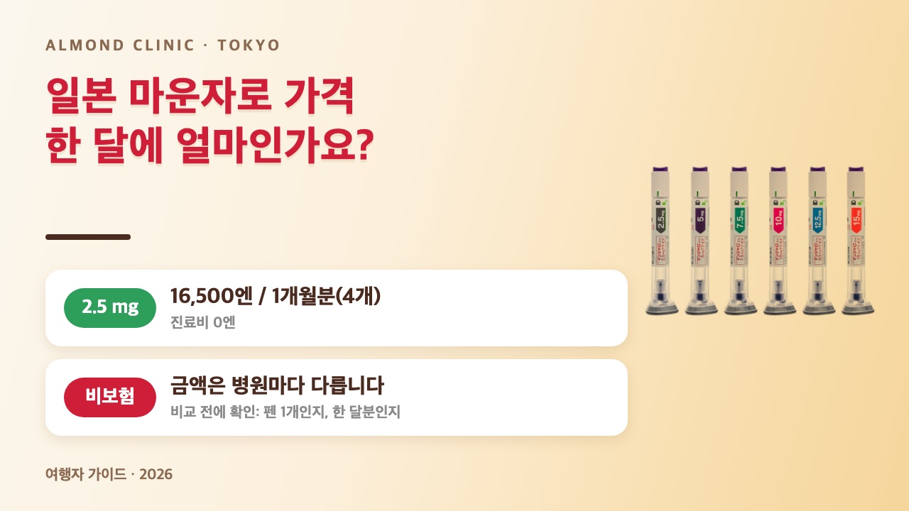 일본 마운자로 가격